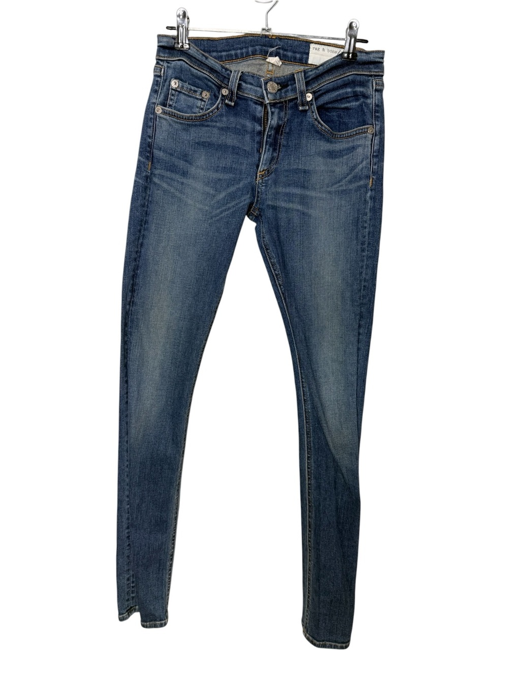 Rag & Bone Augusta Medium Wash Skinny Jeans Size 26 Blue Denim
